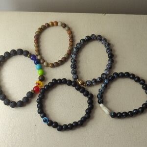Set of 12 Beaded Bracelets